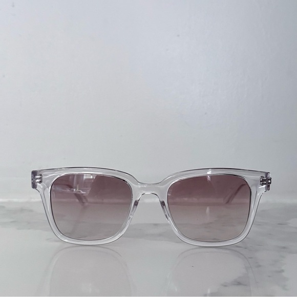 Ray-Ban Transparent Square Unisex Sunglasses Model RB4323 Gradient Lenses​ - Picture 4 of 12